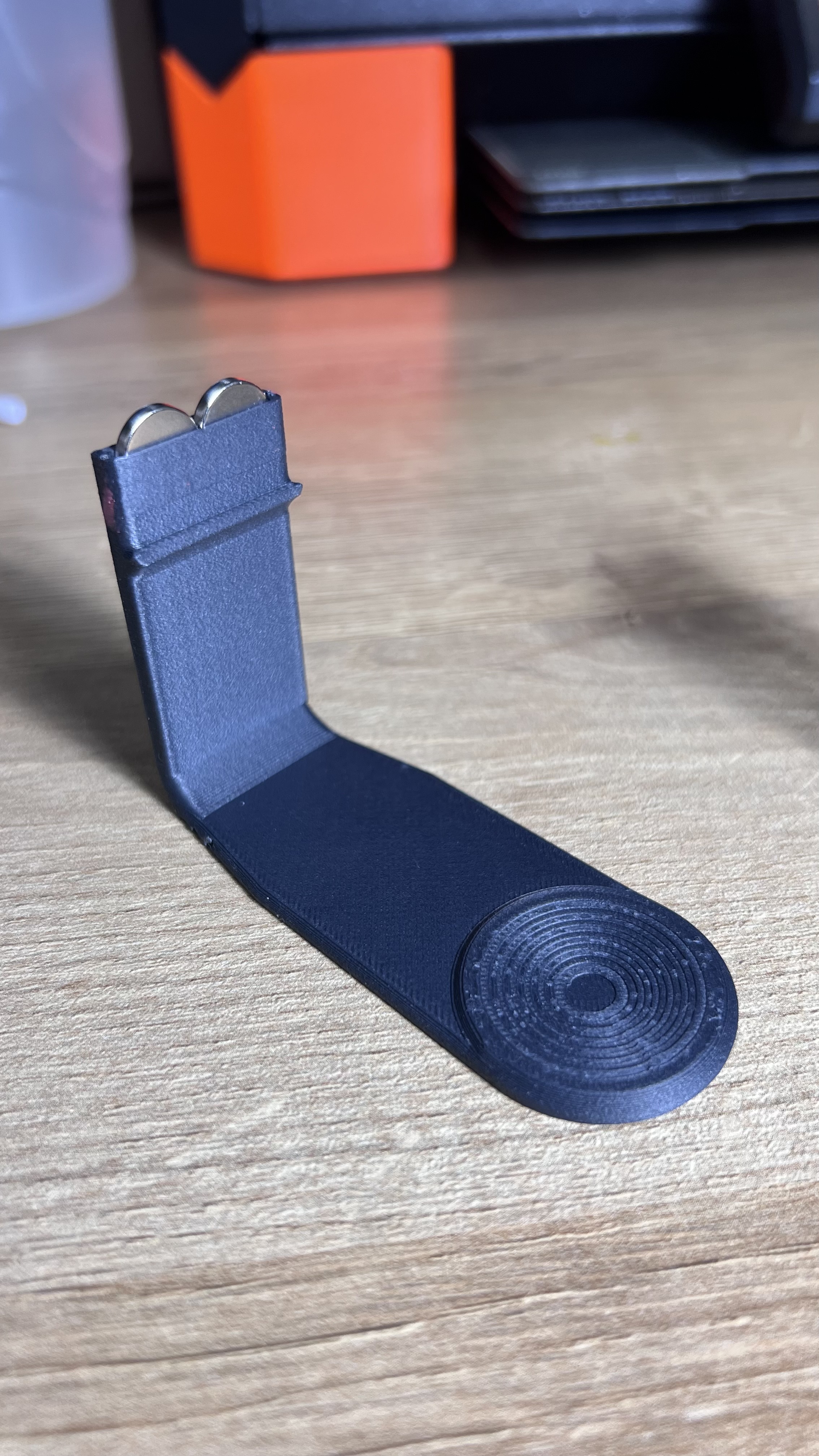Prusa Core One Magnetic Poop Holder - Easy Filament Purge Waste Disposal remix