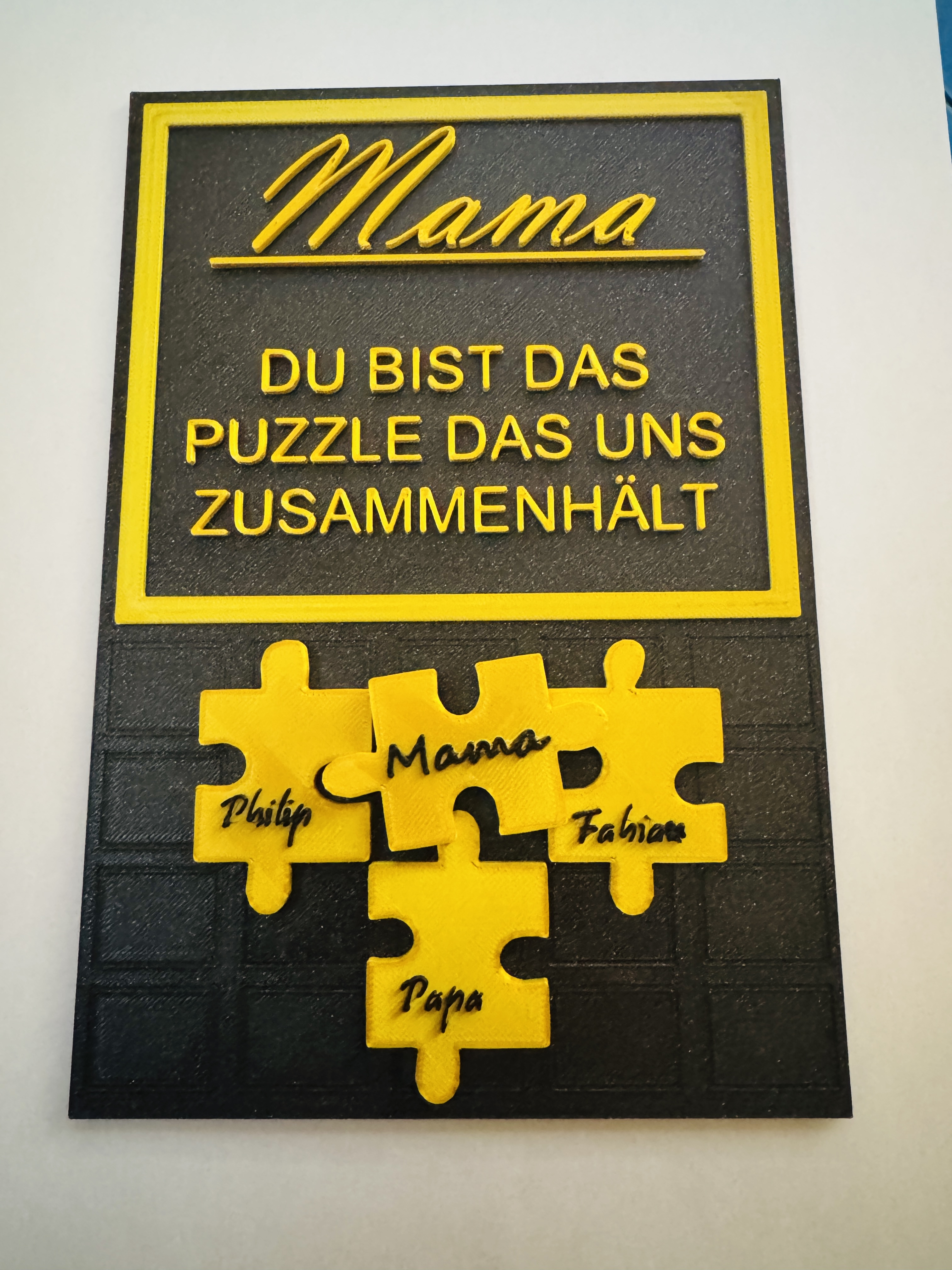 Muttertag Geschenk Puzzle
