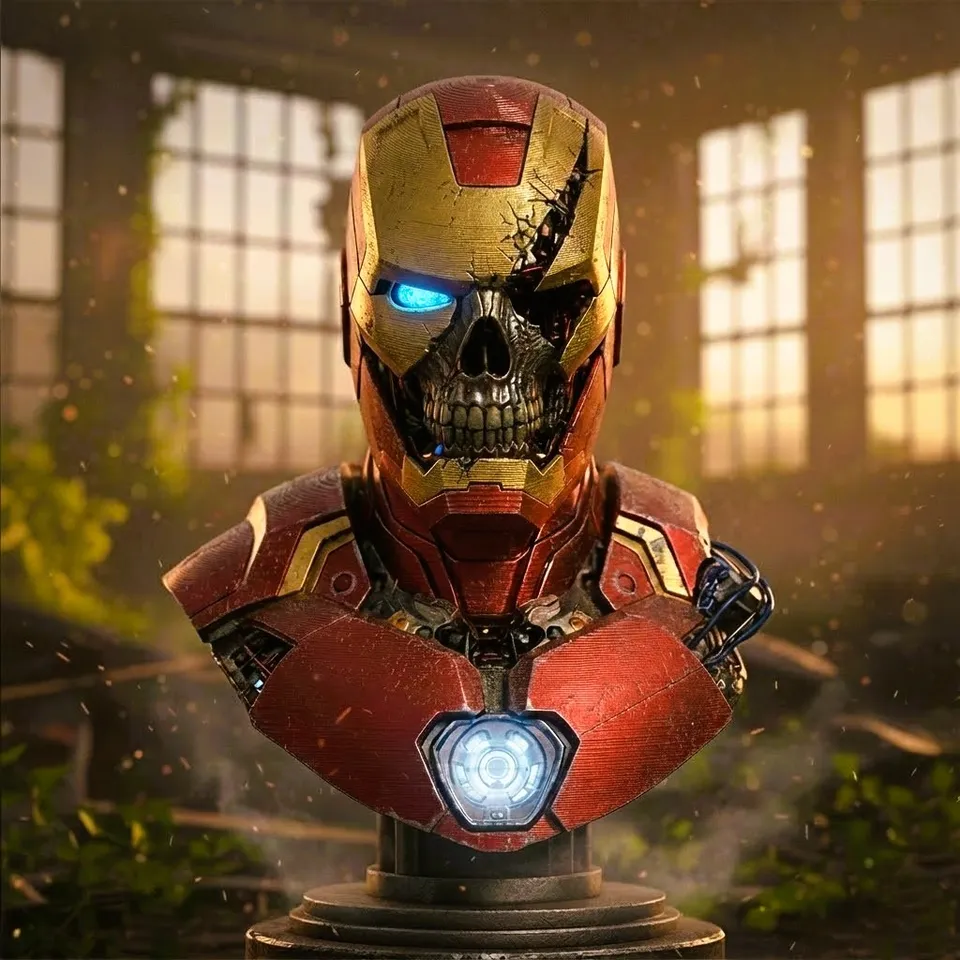 iron man helmet bust SIDESHOW - Marvel - - Mark 3 bend the tabs Iron-Man Bust