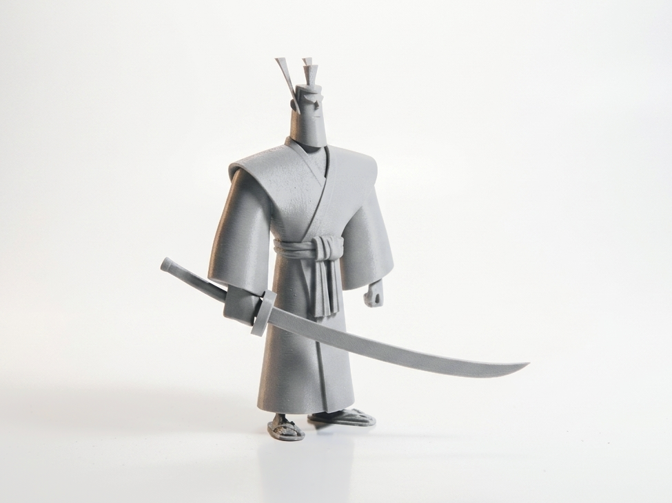 Samurai Jack Figurine Cartoon Animation 3D Printable
