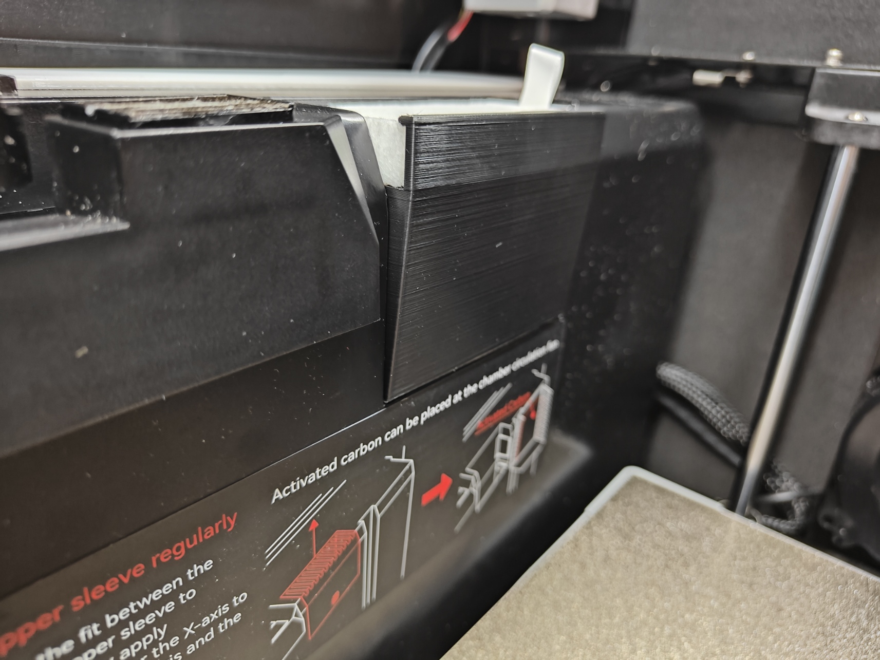 Qidi Plus 4 Filtration System - Angled