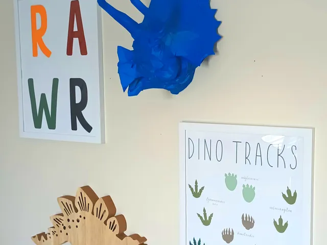 Low-Poly Triceratops Wall Hanging