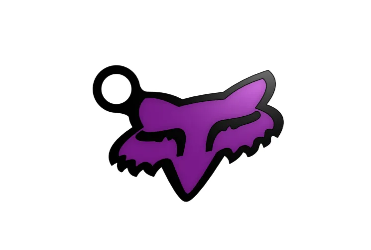 purple fox racing logo wallpaper
