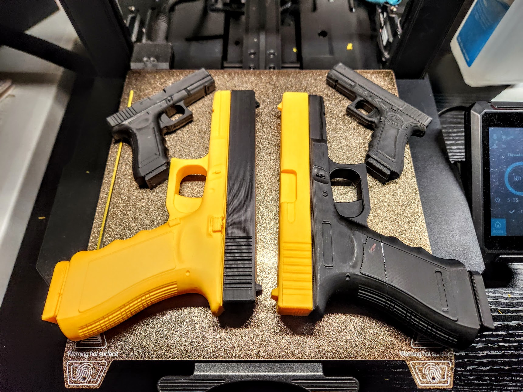 Prop gun split at Slide