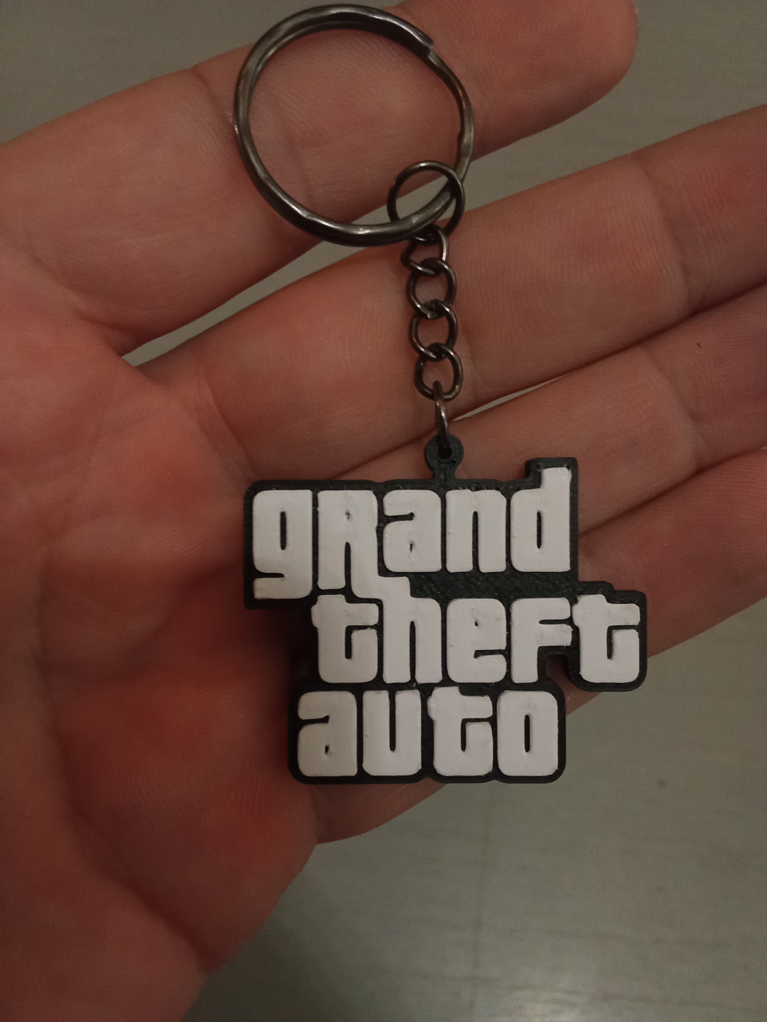 Porte-clés GTA – Fan Art (STL)