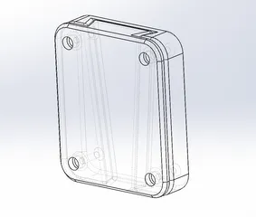 Simple cable connector lock by Pjul239, Download free STL model