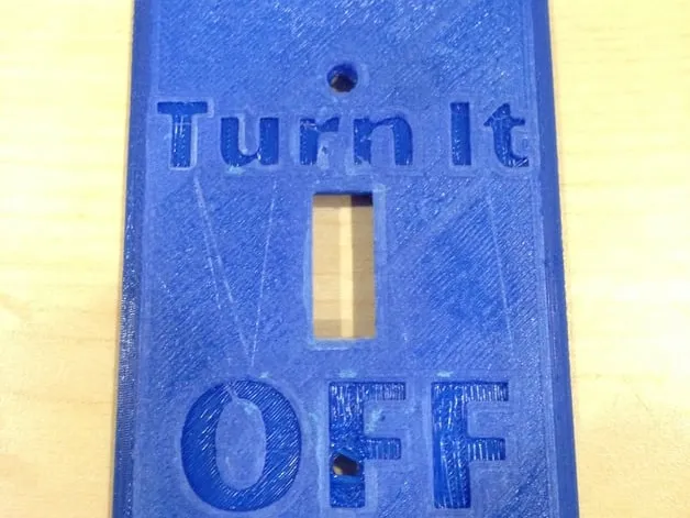Turn it off - light switch cover
