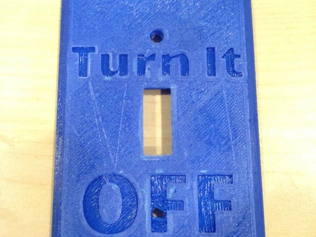 Turn it off - light switch cover