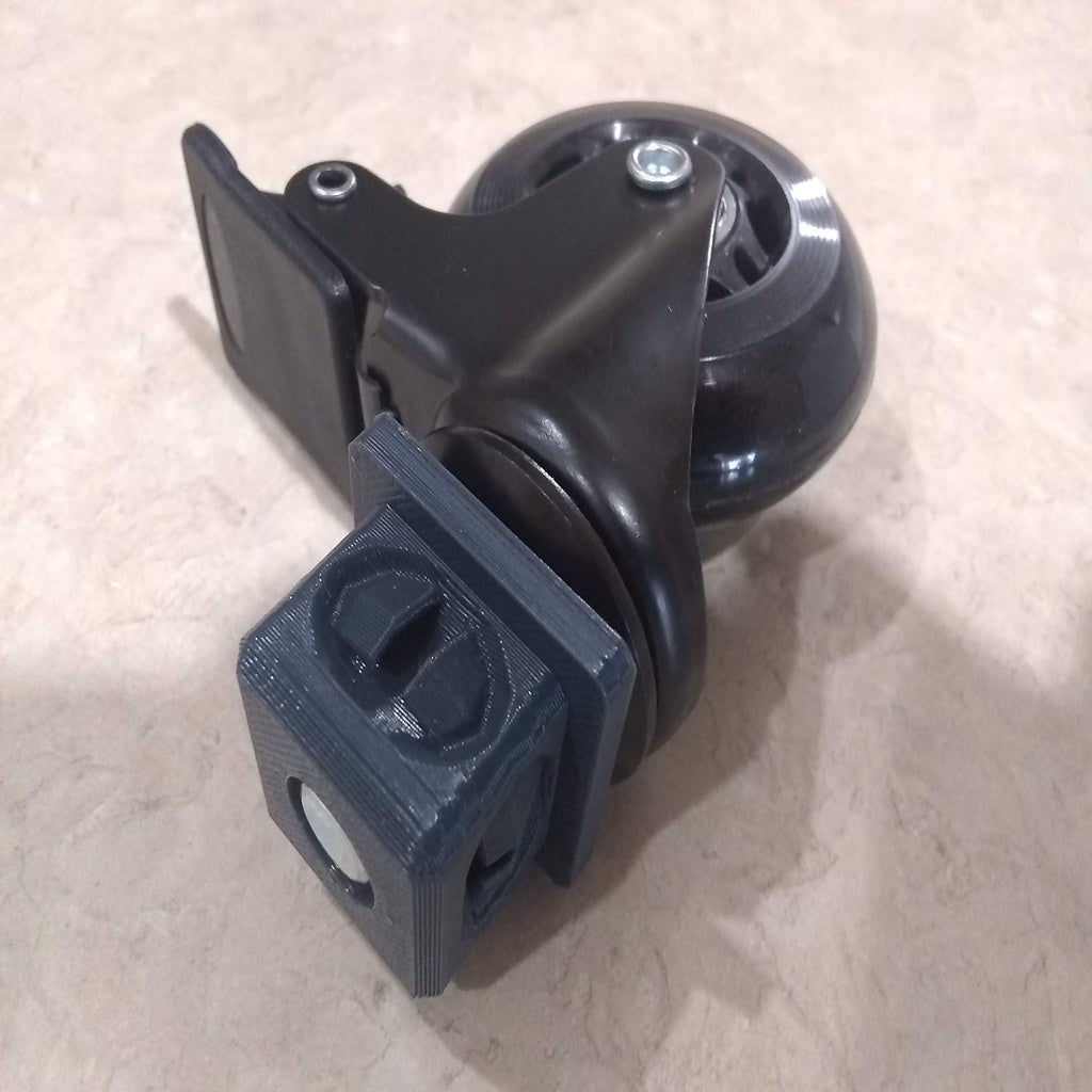 Caster Mount for Square Tubing