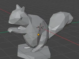 Low Poly Sqirrel by RadAlpaca | Download free STL model | Printables.com
