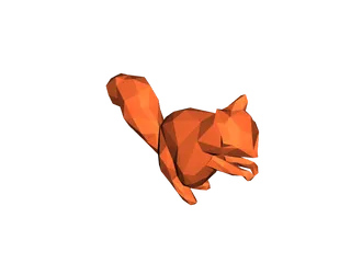 Low Poly Sqirrel by RadAlpaca | Download free STL model | Printables.com
