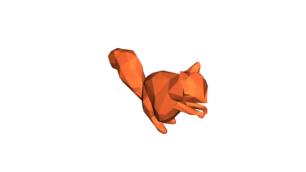 Low Poly Sqirrel by RadAlpaca | Download free STL model | Printables.com