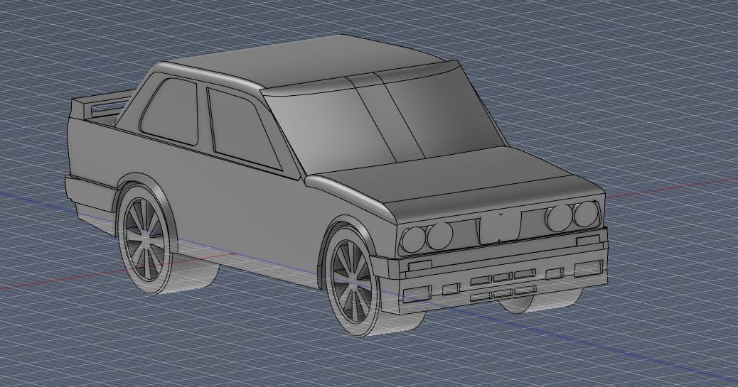 Bmw M3 E30 By Straka07 Download Free Stl Model