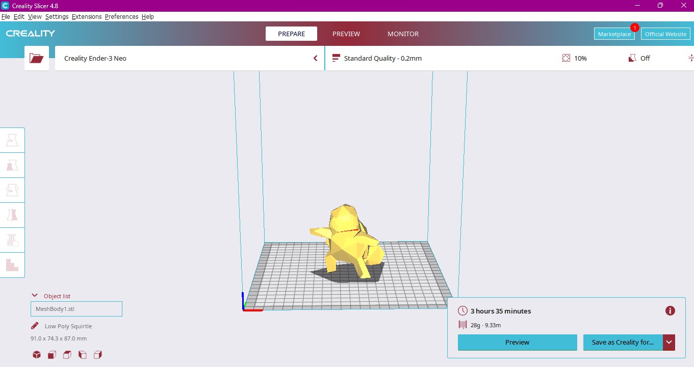 Low Poly Squirtle