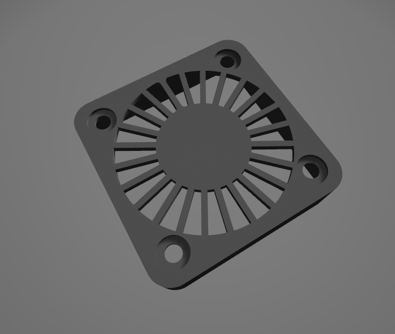 50mm Fan Cover by mrusk Download free STL model