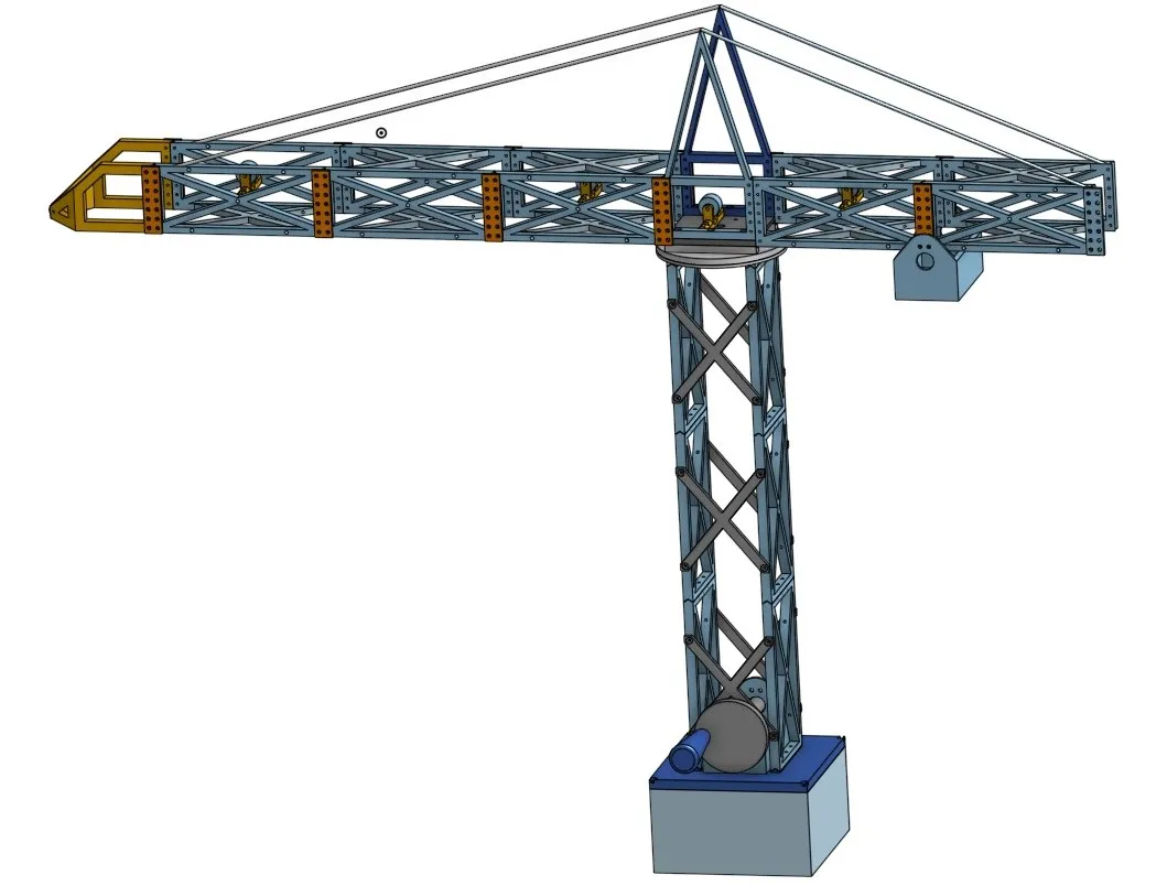 Tower Crane Toy by JSA1031, Download free STL model