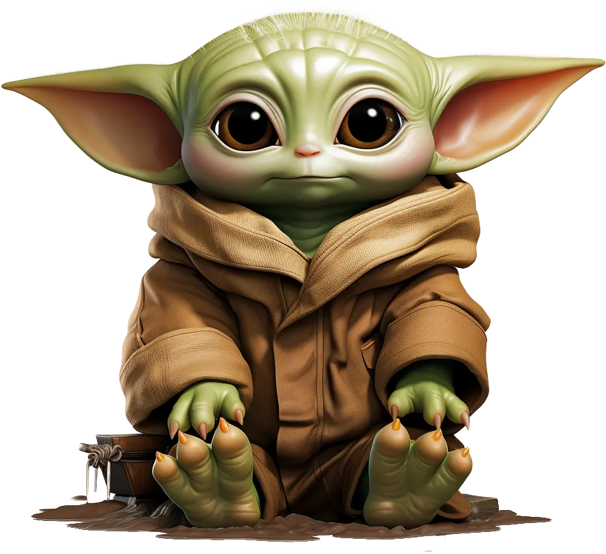 Star Wars (Inspired) Baby Yoda Jedi Training HueForge Grogu by