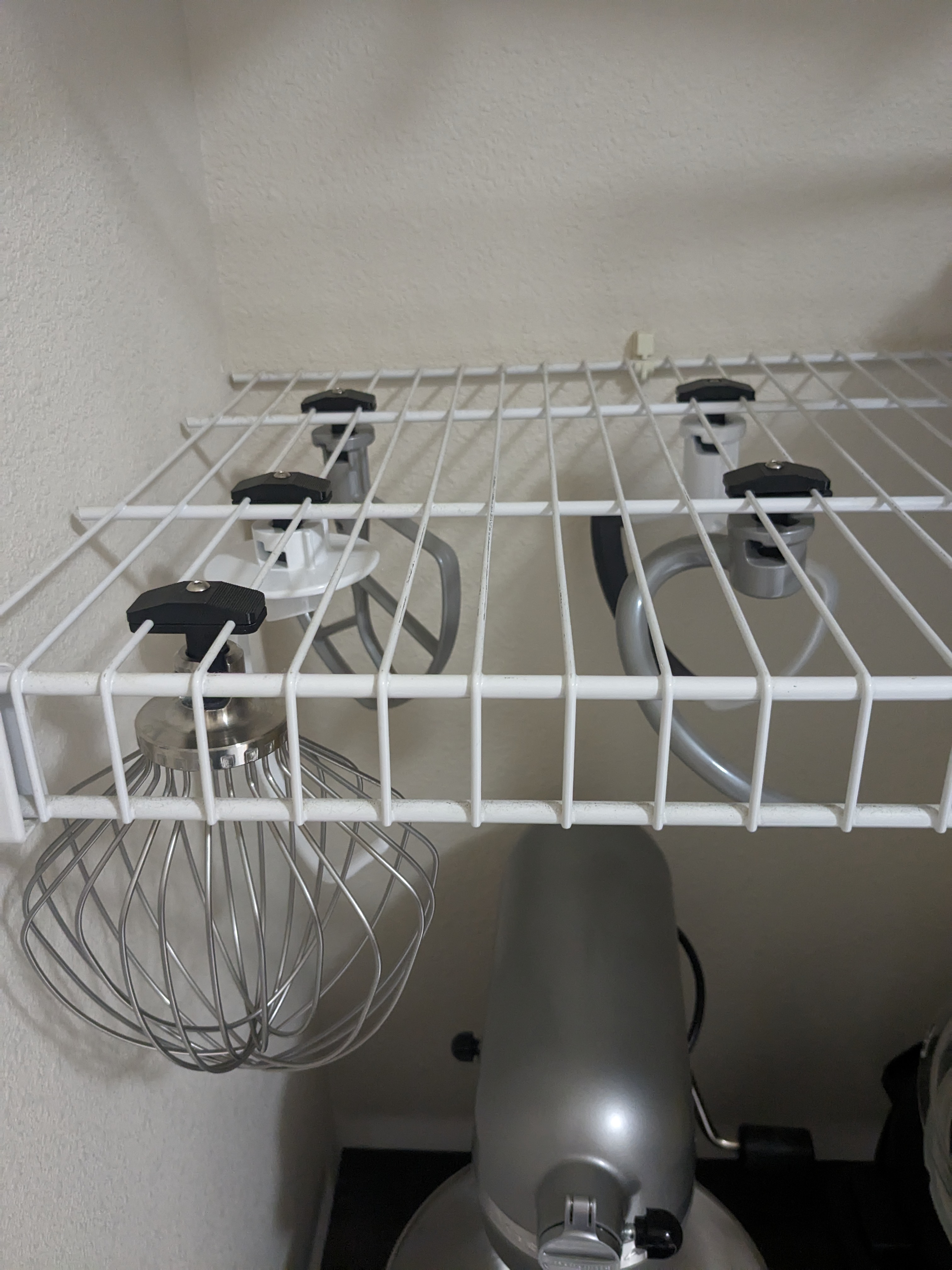 KitchenAid Stand Mixer Attachment Shelf Bracket 3D model thumbnail