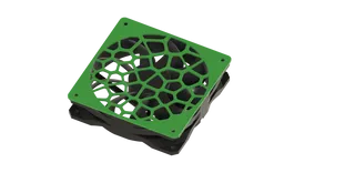 120mm Fan (hepa filter) Grill + Extra Voronoi Grill