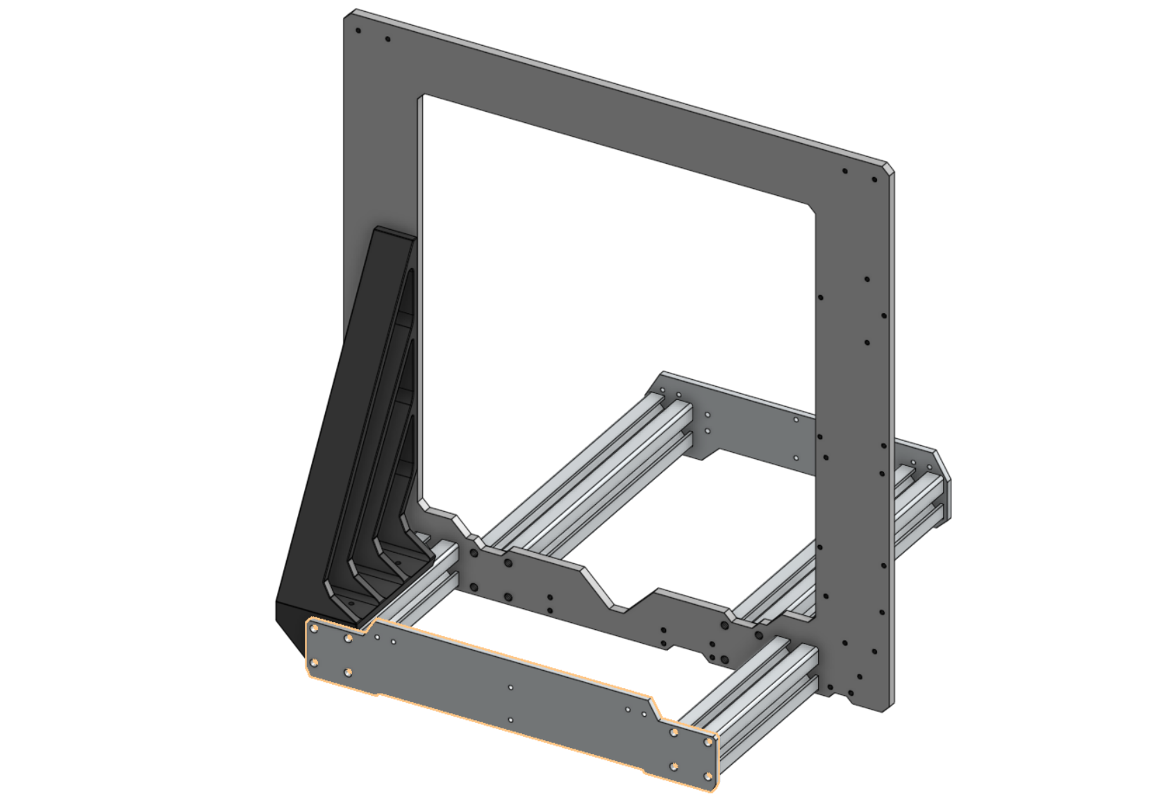 Miniatura 2 do modelo 3D MK3 PSU Bracket / Brace