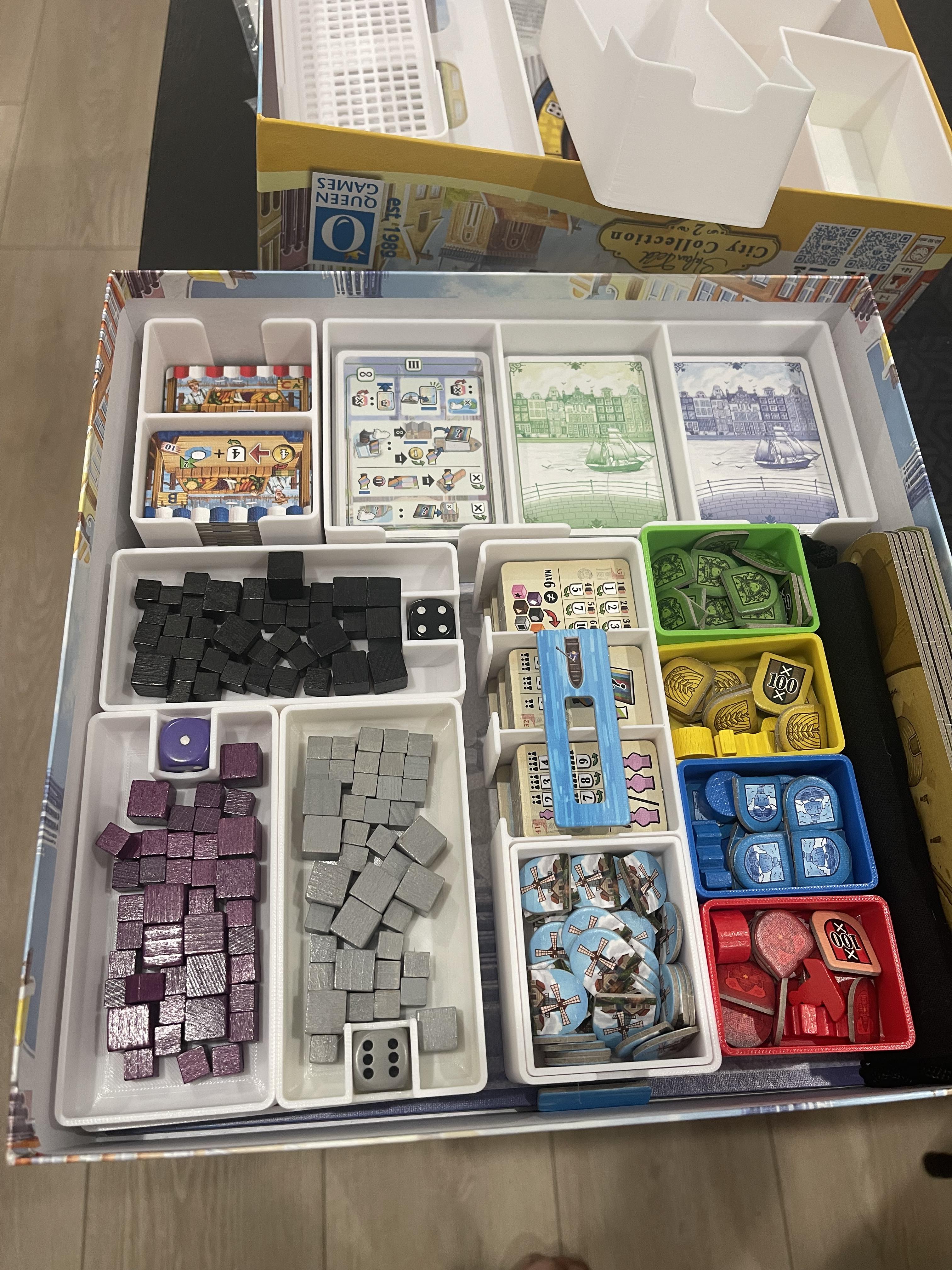 Amsterdam Board Game Insert by Blake Nguyen Download free STL model