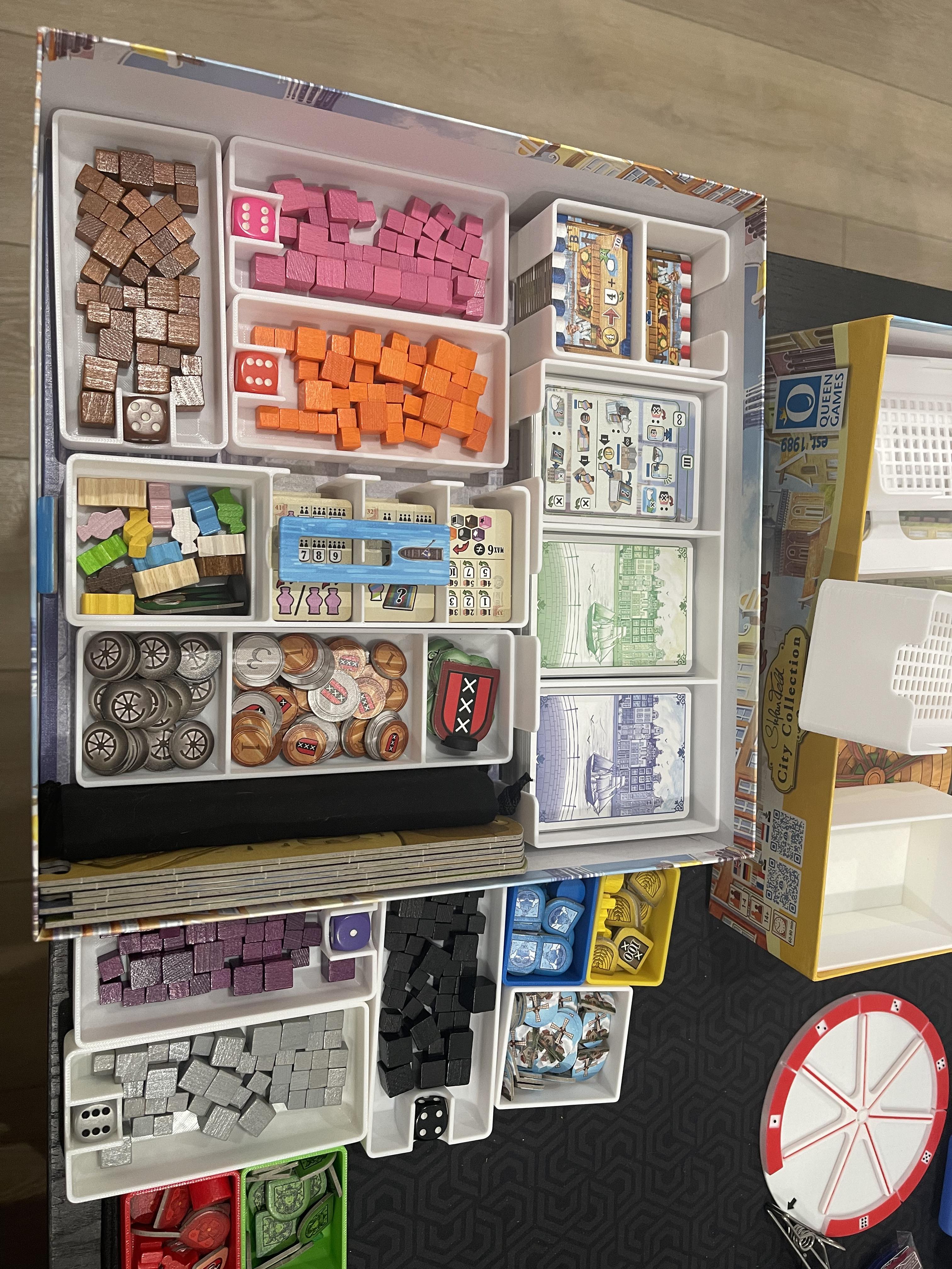 Amsterdam Board Game Insert by Blake Nguyen Download free STL model