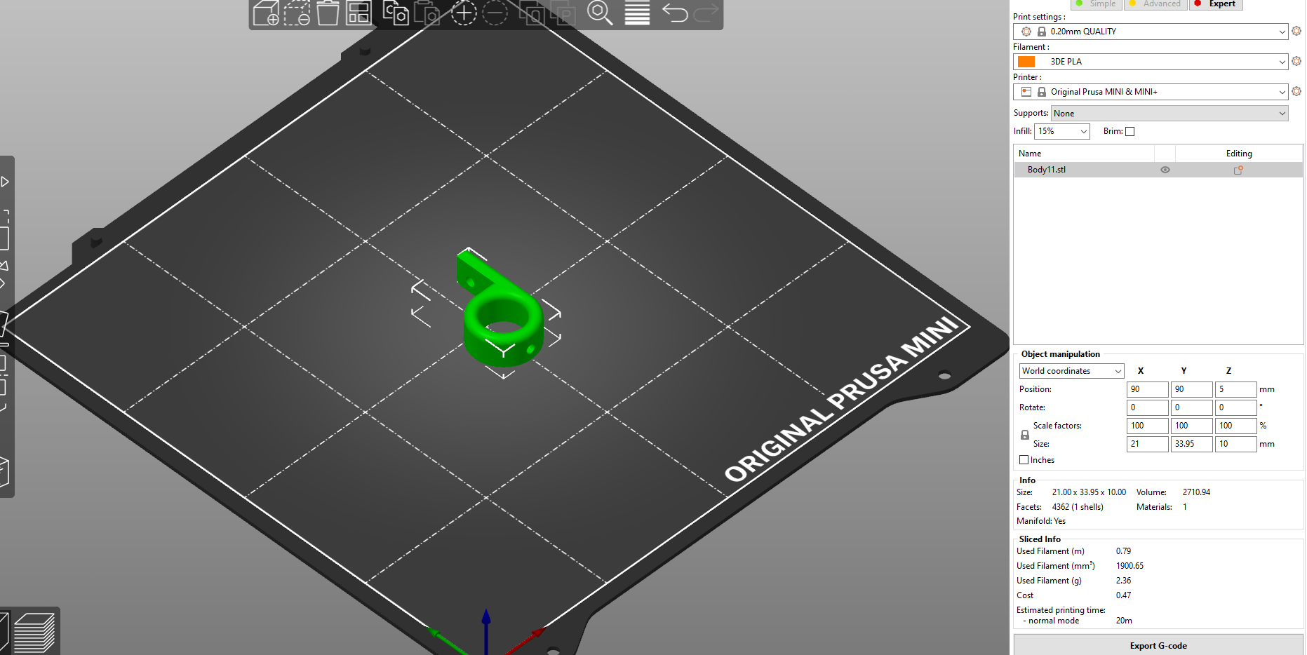 Prusa MINI Plotter Tool by Fallen | Download free STL model ...