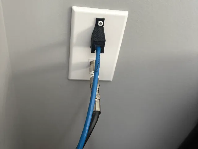 CAT-6 Keystone Wall Ethernet Holder