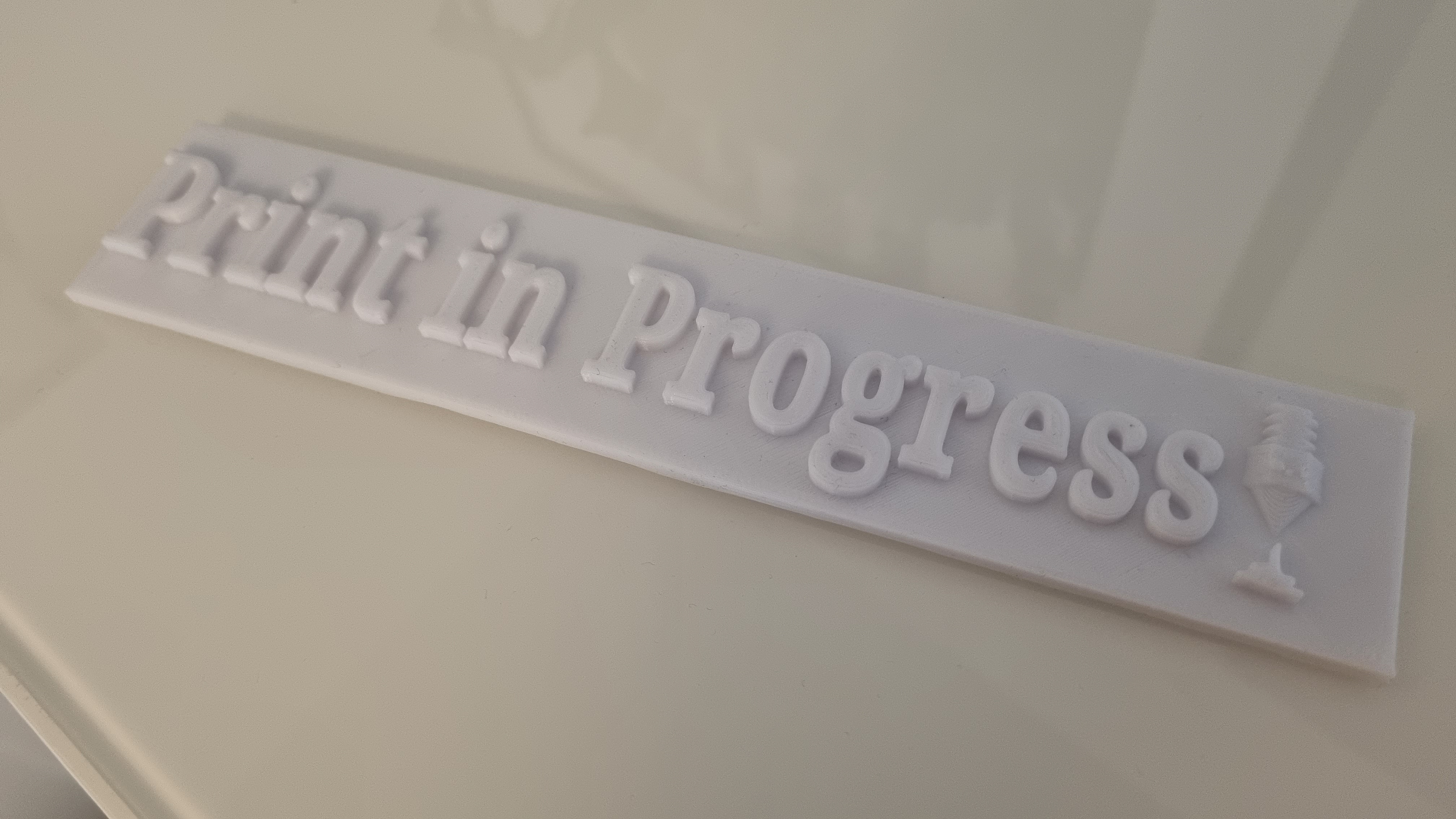 Print in Progress (With Nozzle) Sign V2