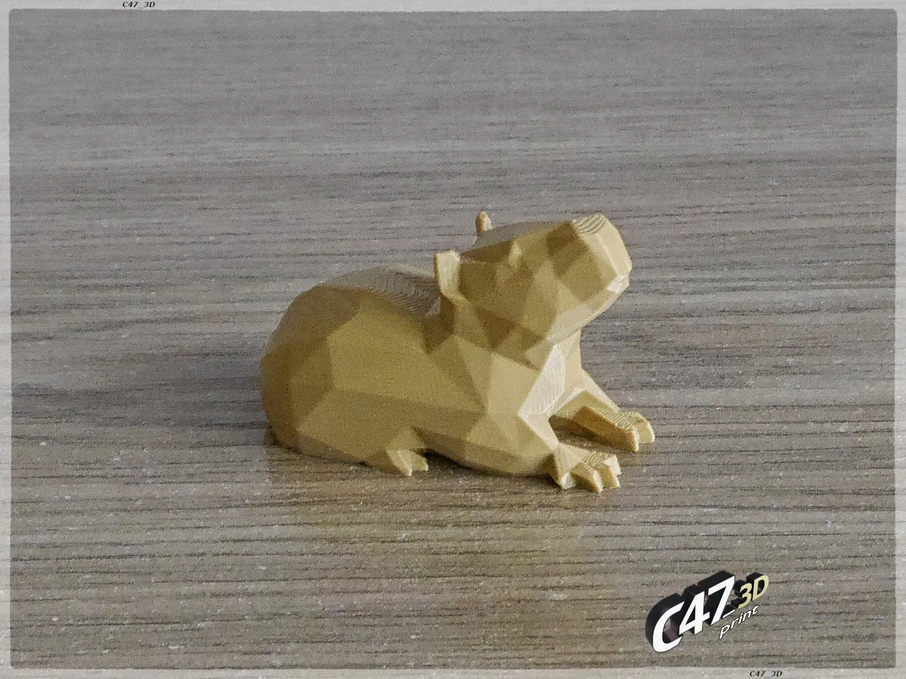 STL file Capybara (petplay) for keychain 🗝️・3D printing design to  download・Cults