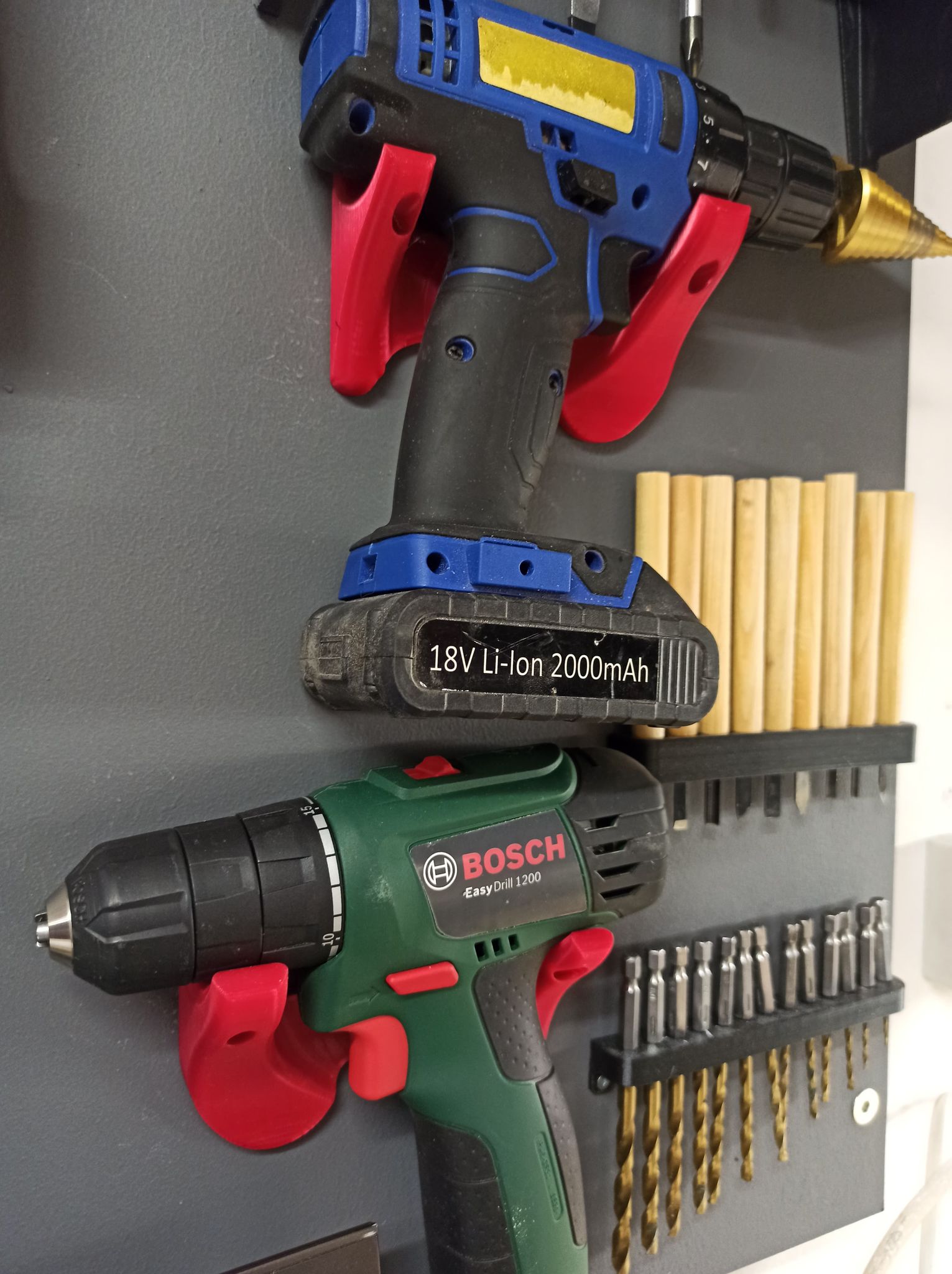Universal cordless drill hanger by so_much_mirrors Download free STL