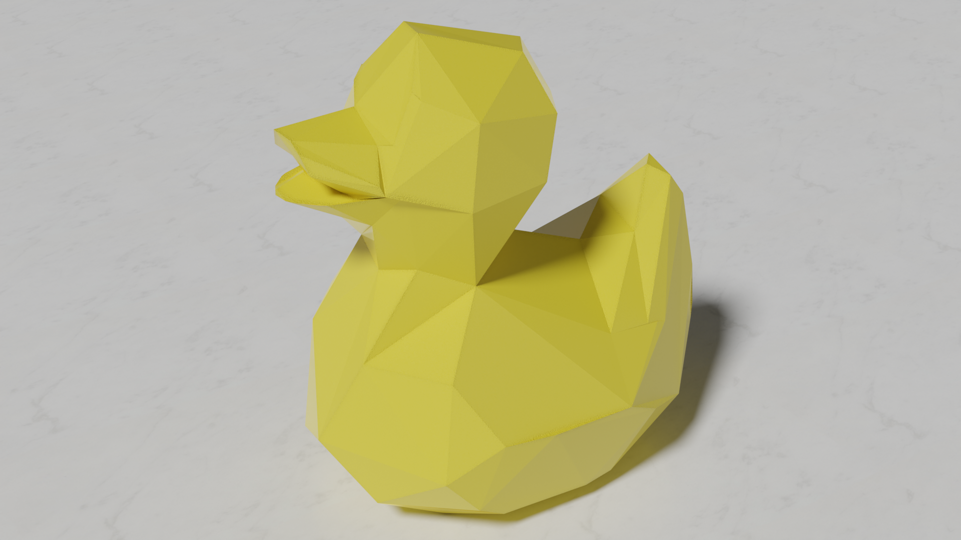 Low Poly Rubber Duck