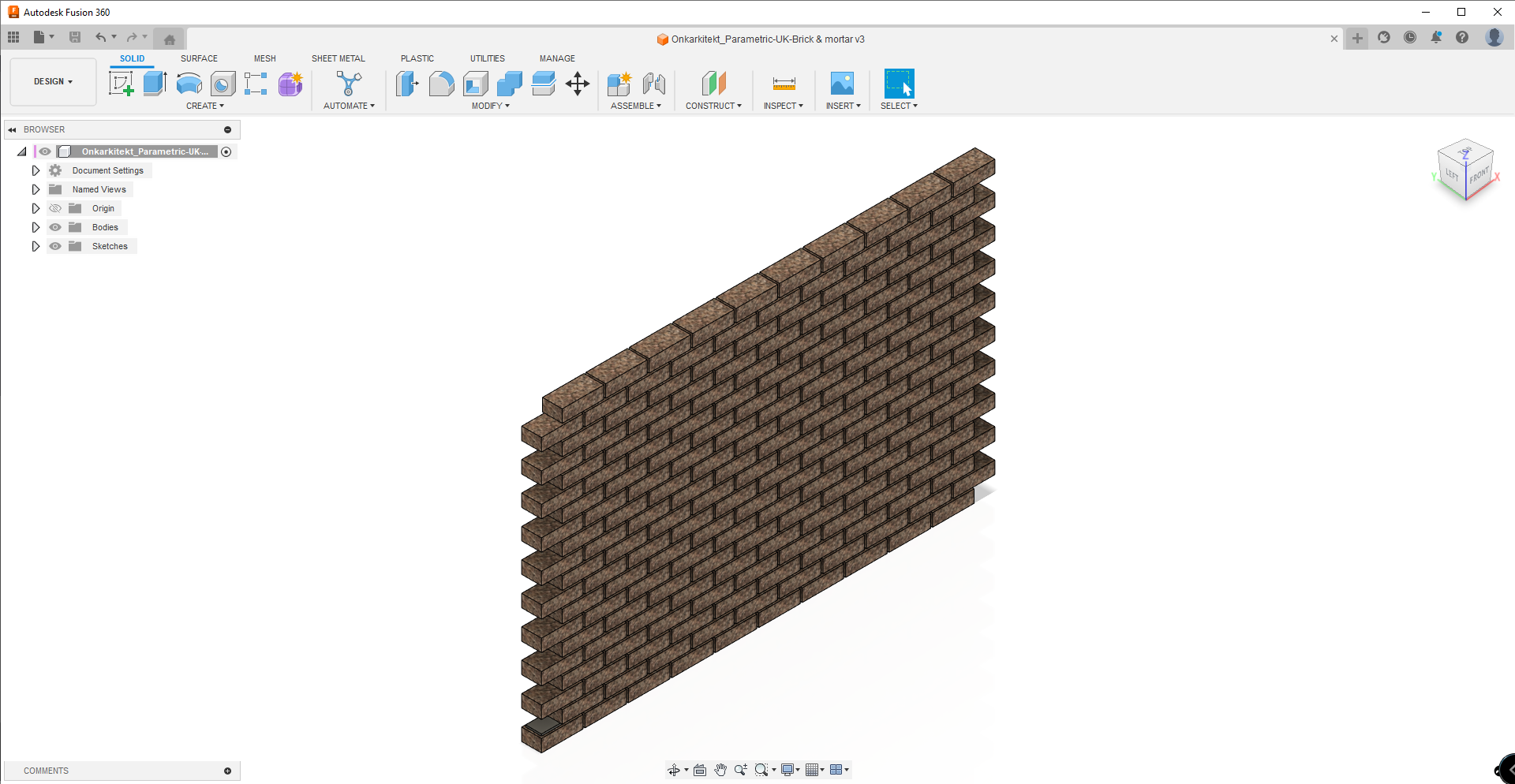 Onkarkitekt - Parametric UK Brick (No Mortar) [Construction Series]