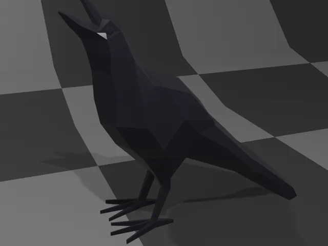 Low Poly Crow