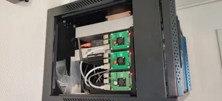 Rack pi cluster