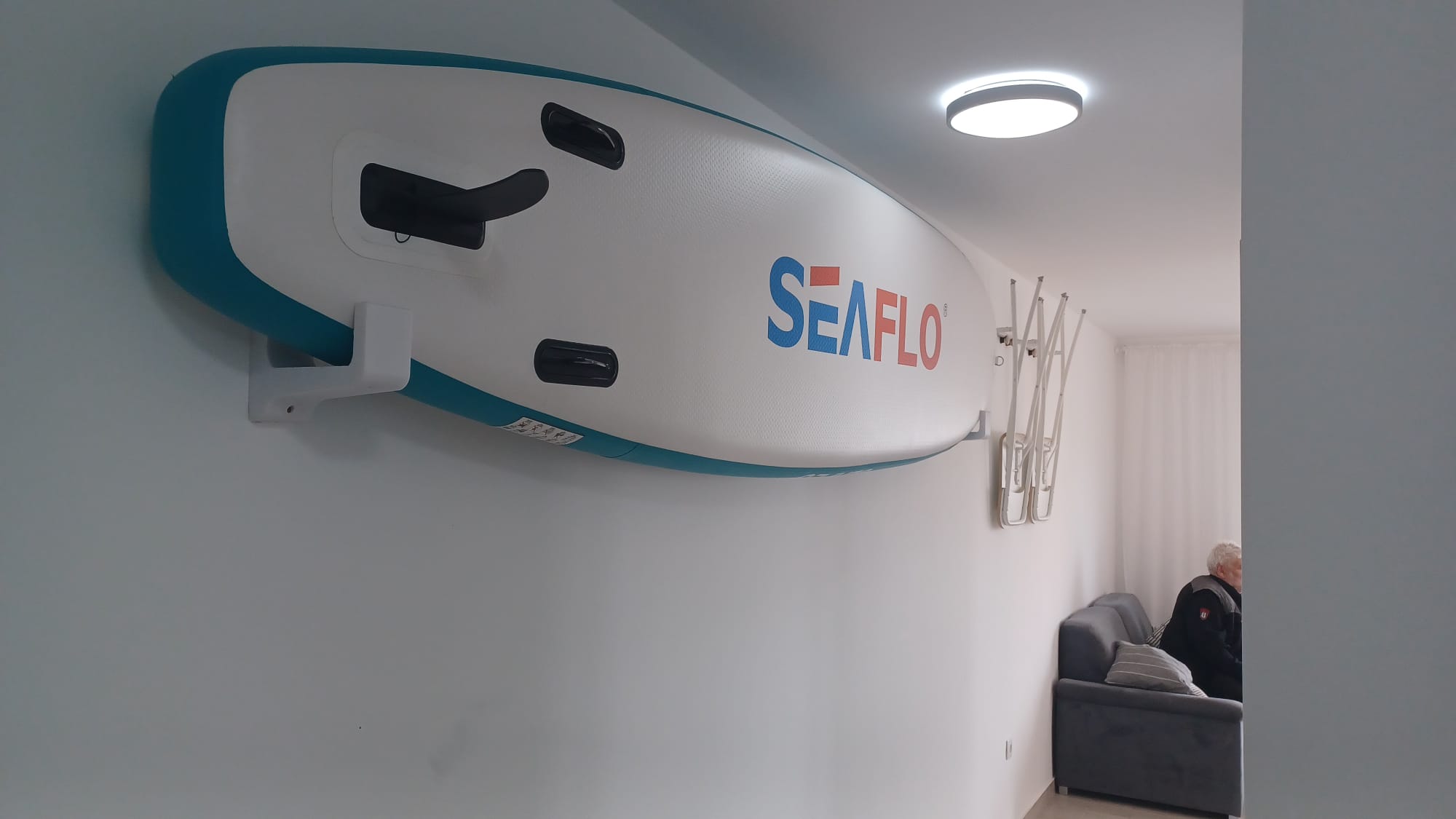 PaddleBoard Holder on wall