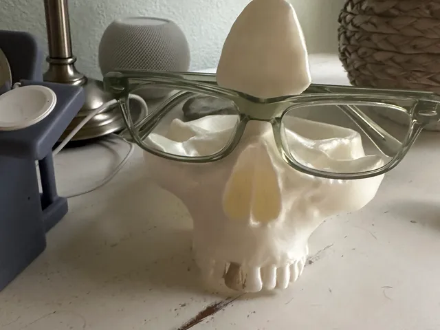 Skull Glasses Holder and Change Bowl