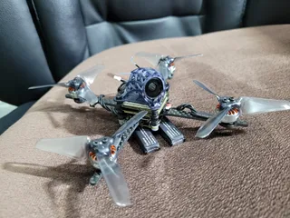 FPV Toothpick battery mount and stack