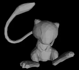 Mew(Pokemon) by Patrickart.hk, Download free STL model