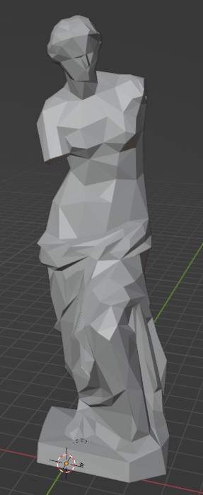 Low poly Venus de Milo