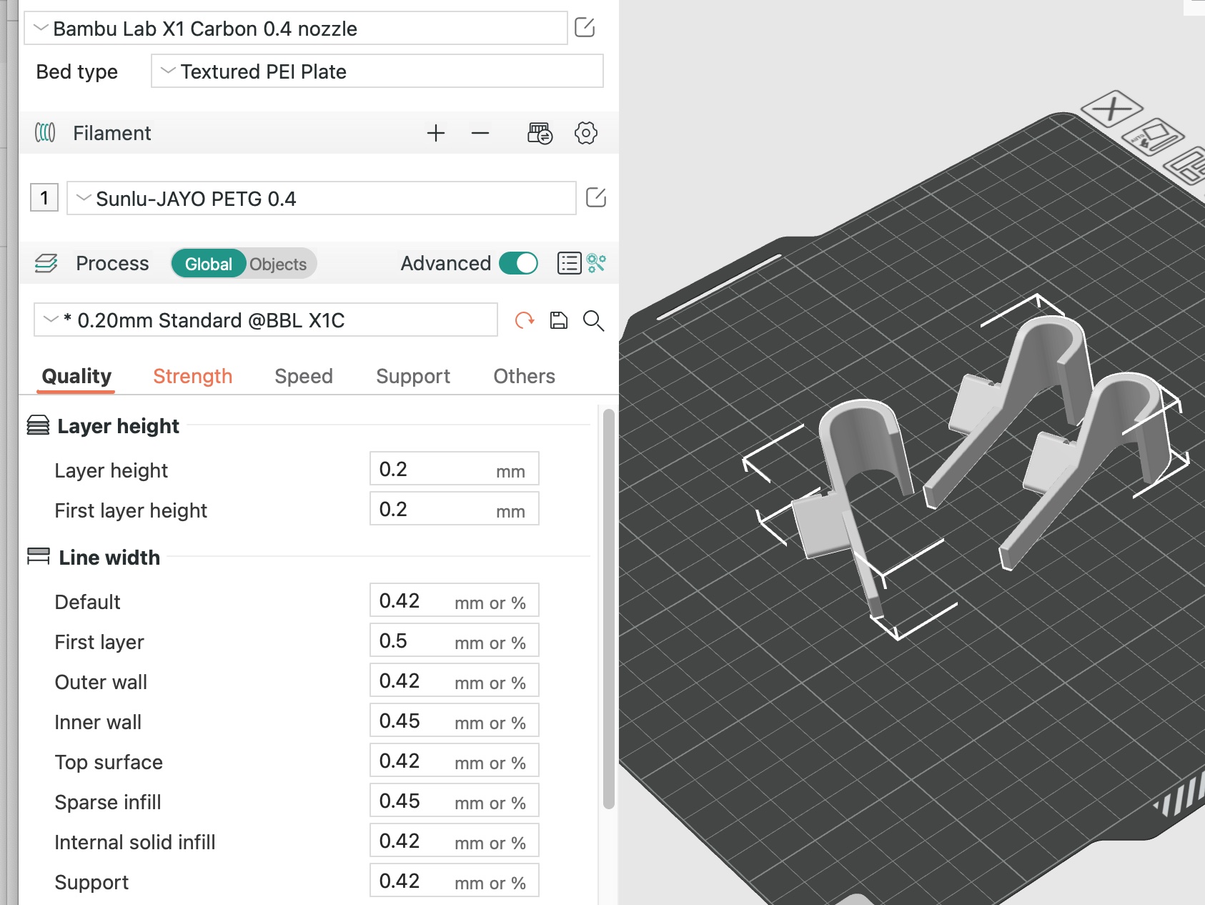 Sunlu & JAYO Bambu X1C Profiles for PETG and PLA Plus