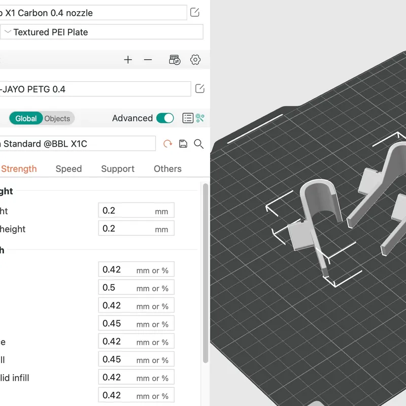 Sunlu & JAYO Bambu X1C Profiles for PETG and PLA Plus by RockChewer, Download free STL model