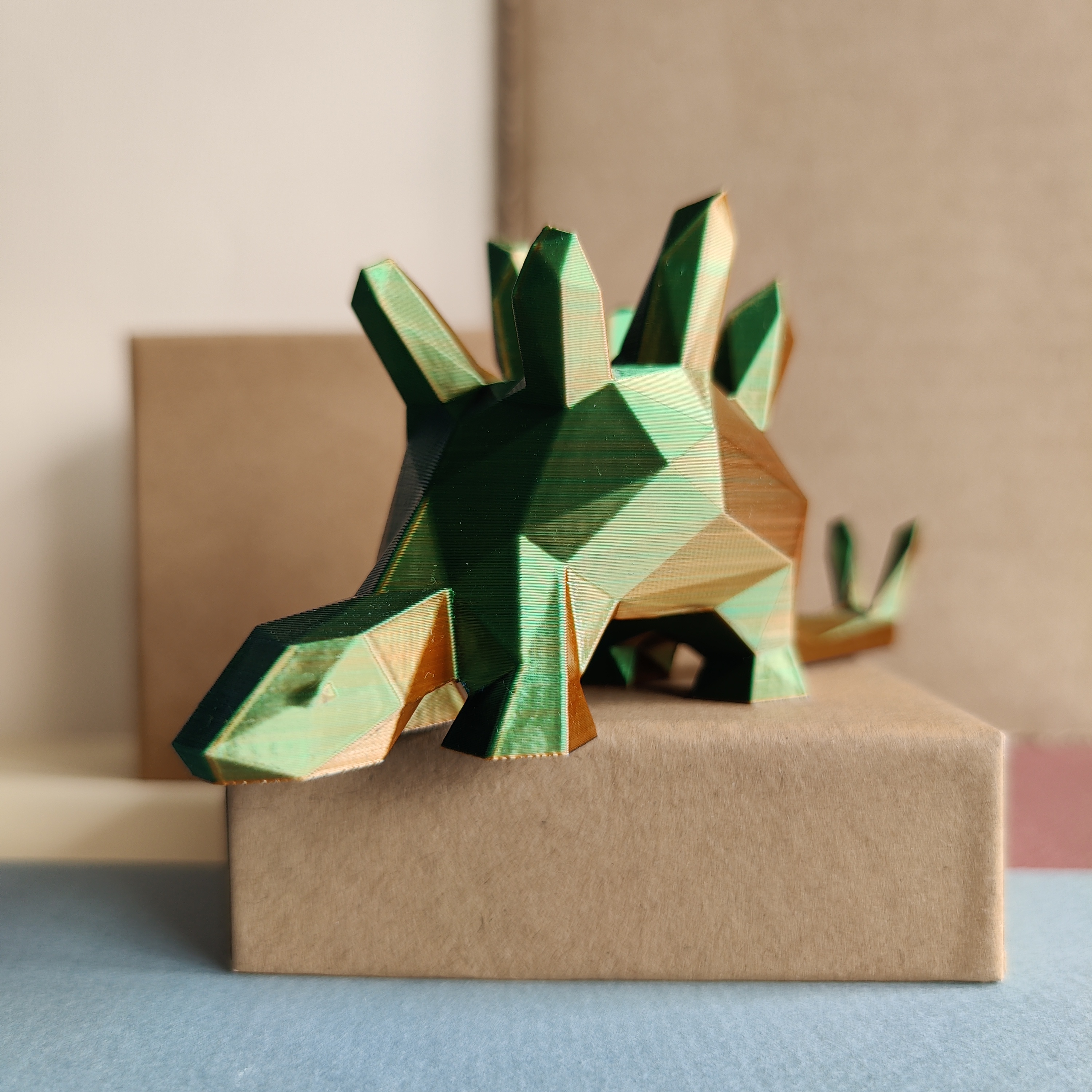 Stegosaurus ring holder - Low Poly