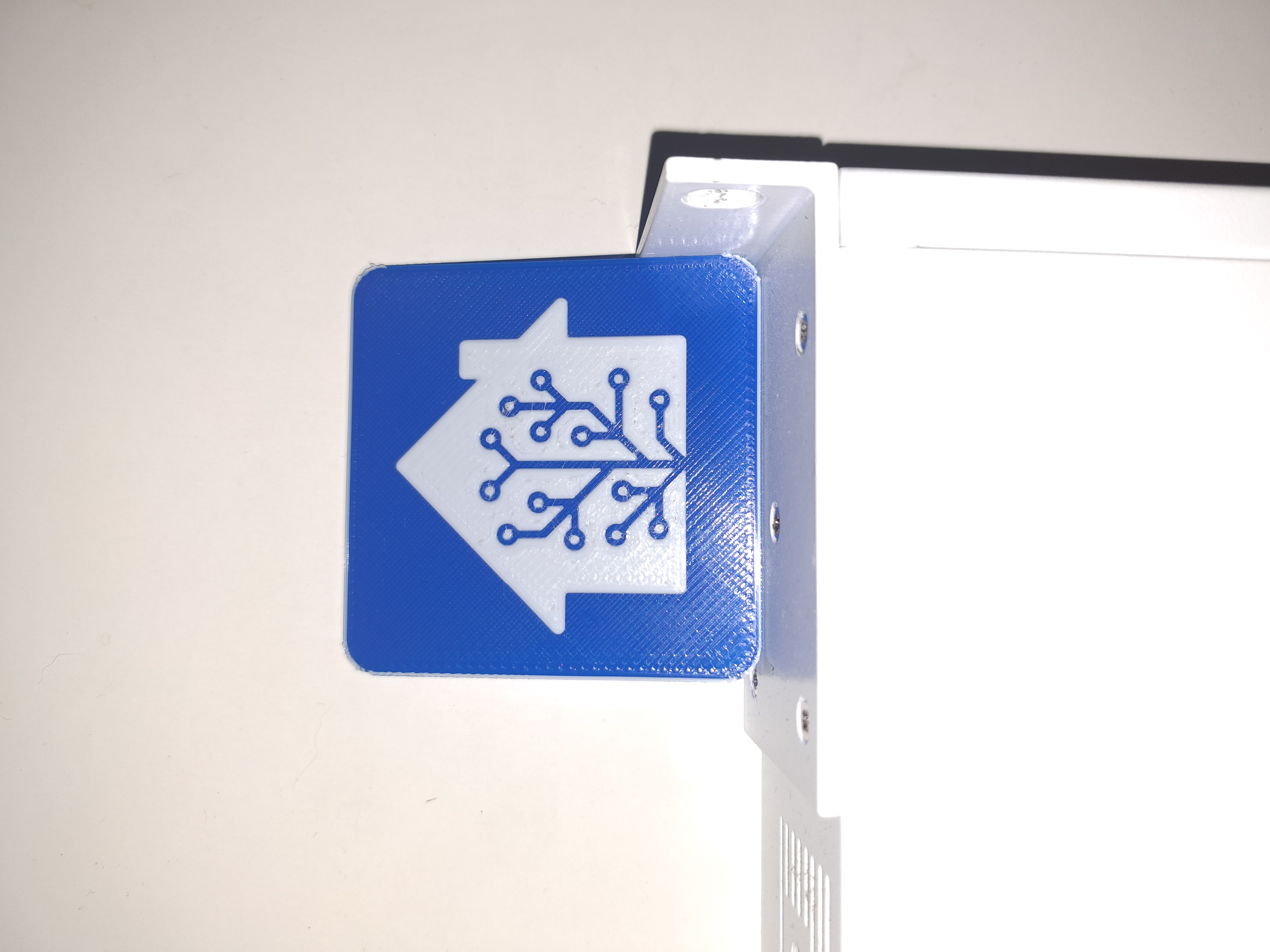 Home Assistant logo - filament painting sign
