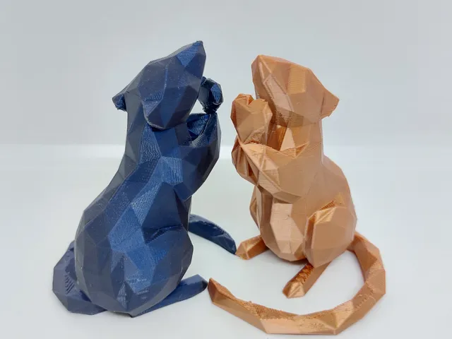 Valentino The Rat - Low Poly/Supportless/Infillless