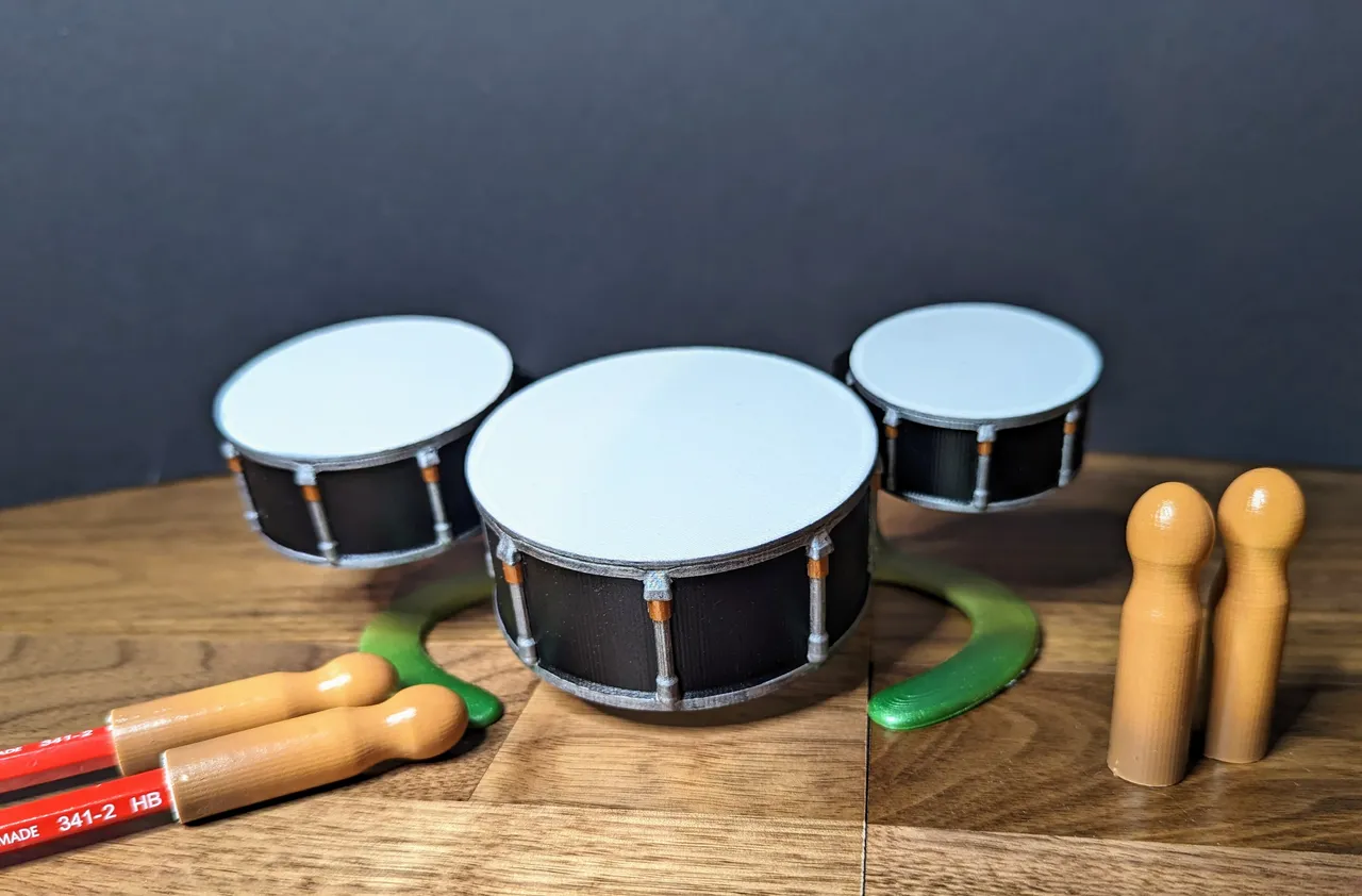 Pencil Drum Kit Desk Toy by DrKronosPencil Drum Kit Desk Toy by DrKronos  