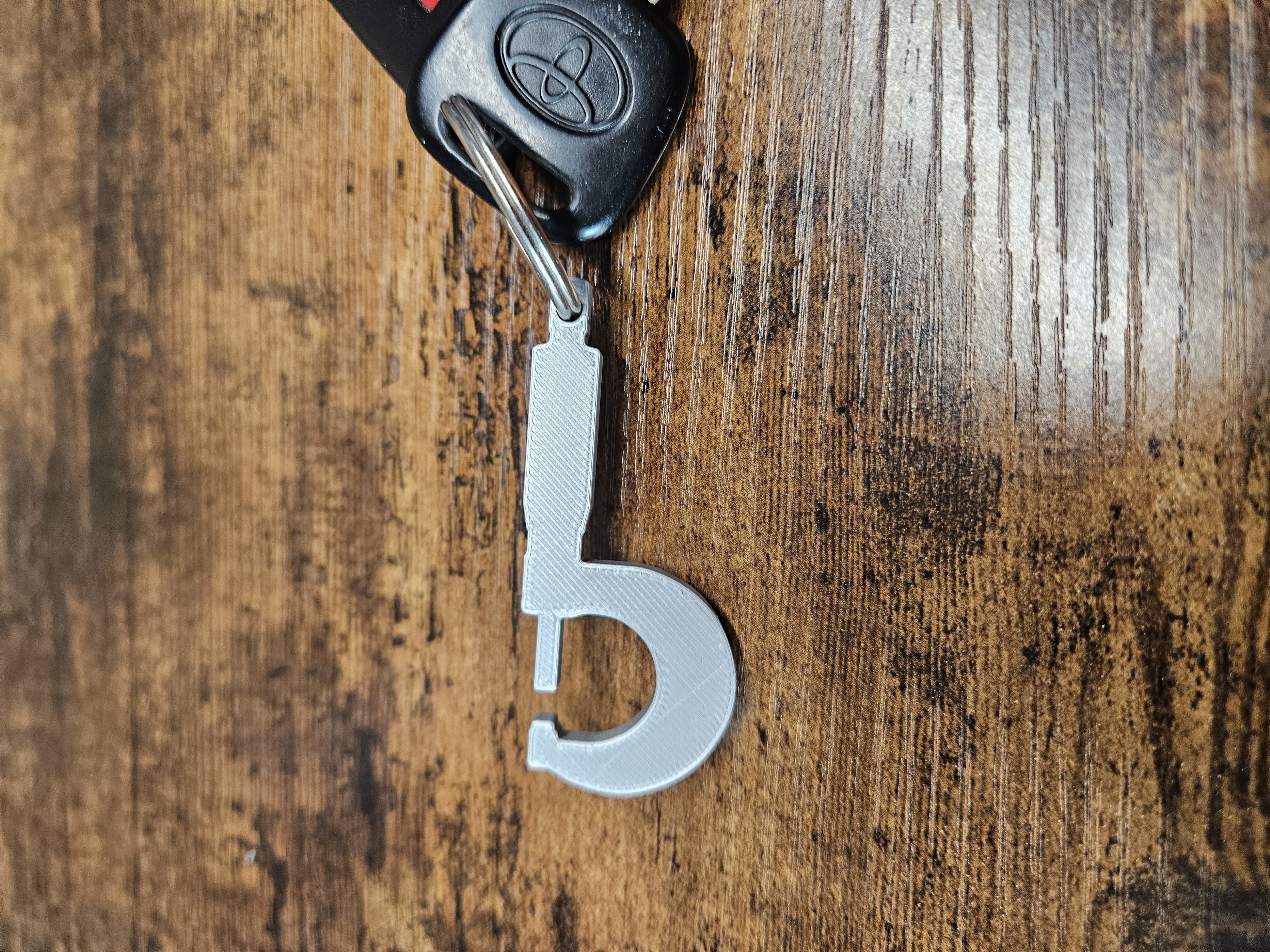 Miniatura 4 do modelo 3D Micrometer Keychain