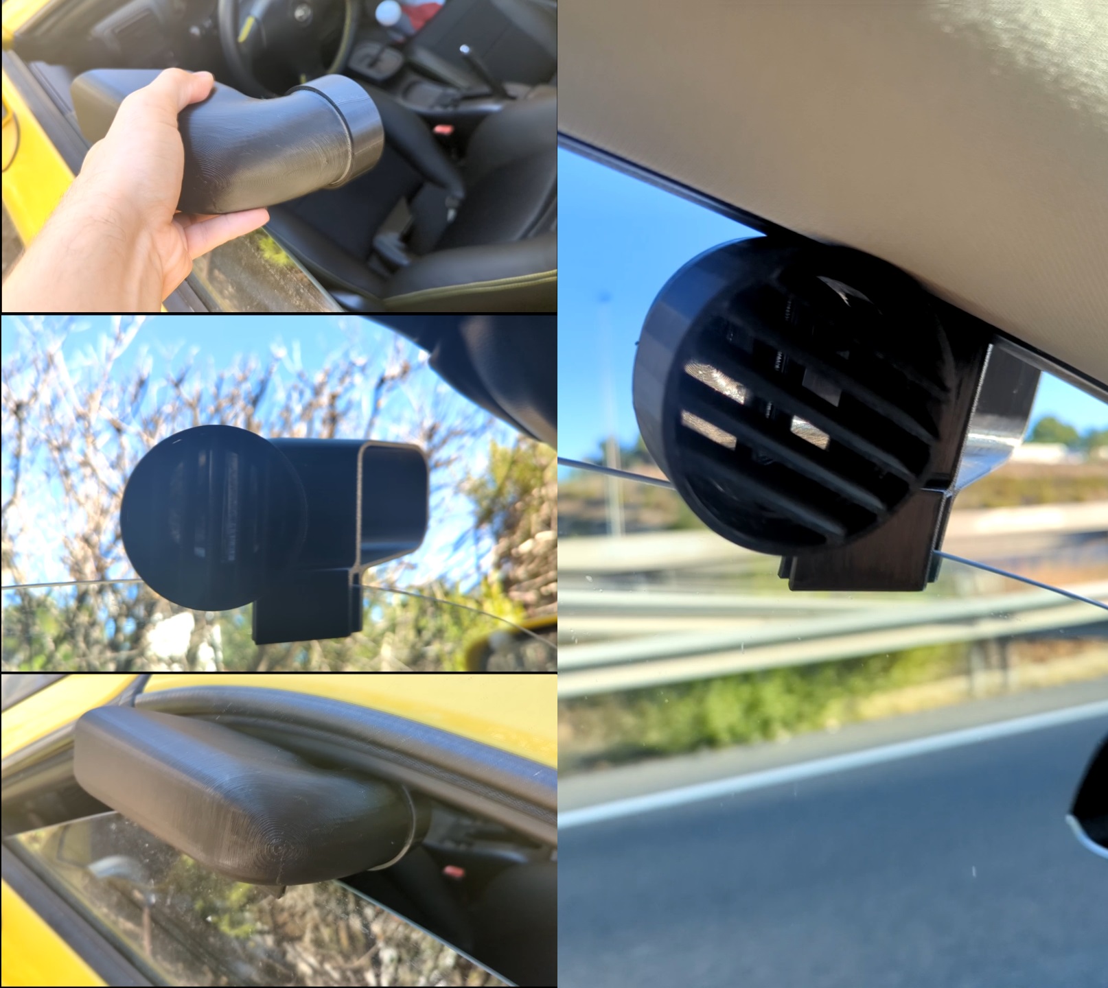 Car Window Air Intake by vicesat Download free STL model