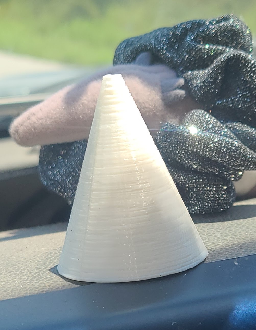 Air-Conditioner Condensation blow-out plug.