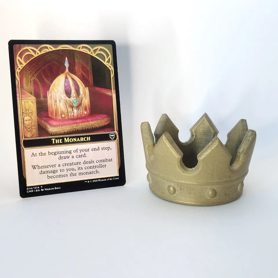 Mini Monarch Marker - MTG Monarch Token / Mini Crown by Spellbound ...